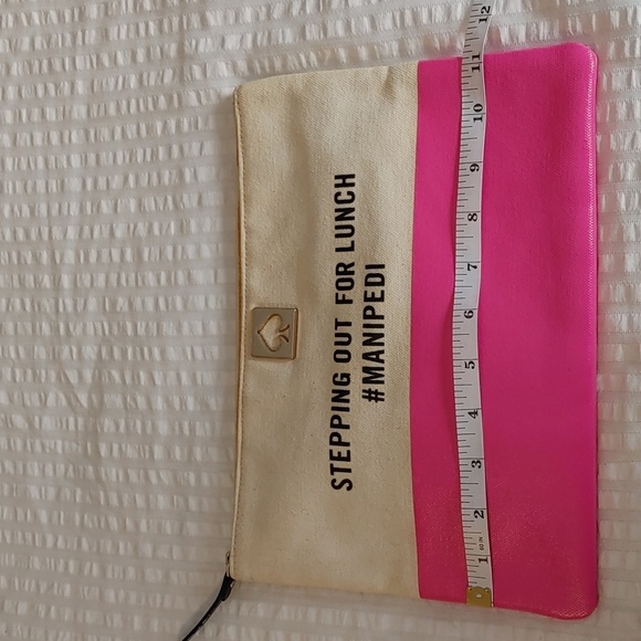 Kate Spade Stepping Out for Lunch #  Manipedi Leather & Cotton Pouch - Picture 9 of 15